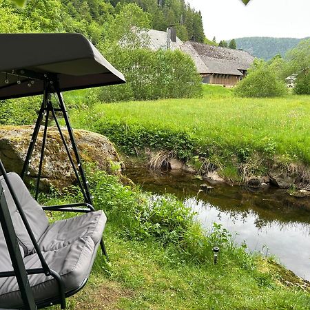 Naturidyll Am Fluss - Ferienhaus Albmatte - Grosser Garten Zum Grillen Und Entspannen-Direkt Neben Dem Radon Revitalbad Mit Sauna Und Thermalbecken Санкт-Блазиен Экстерьер фото